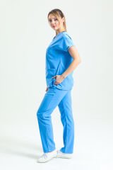 Mavi Doktor Hemşire Üniforması