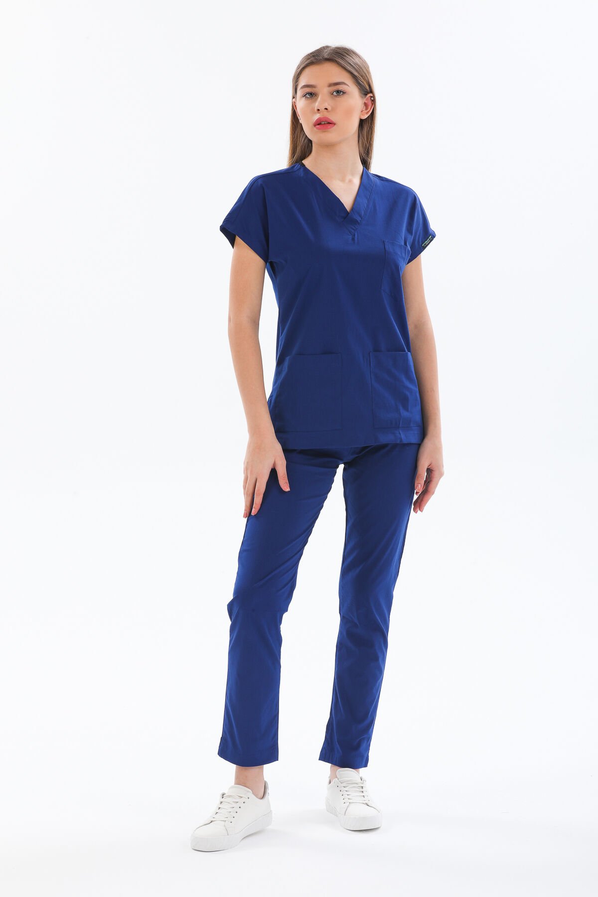 Saks Mavi Doktor Hemşire Üniforması
