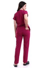 Fuşya Doktor Hemşire Üniforması