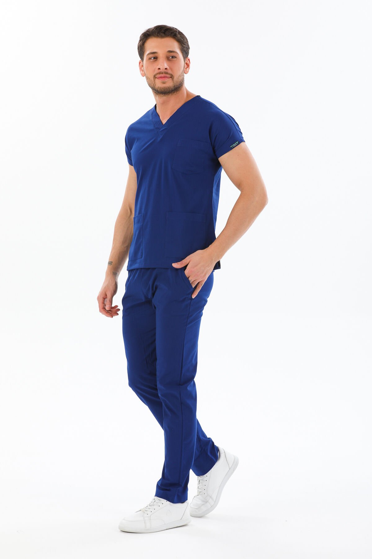 Saks Mavi Doktor Hemşire Üniforması