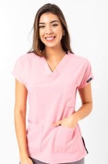 Pembe Doktor Hemşire Üniforması Tek Üst