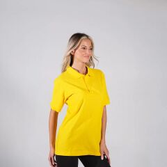 Kadın Sarı Polo Yaka T-shirt